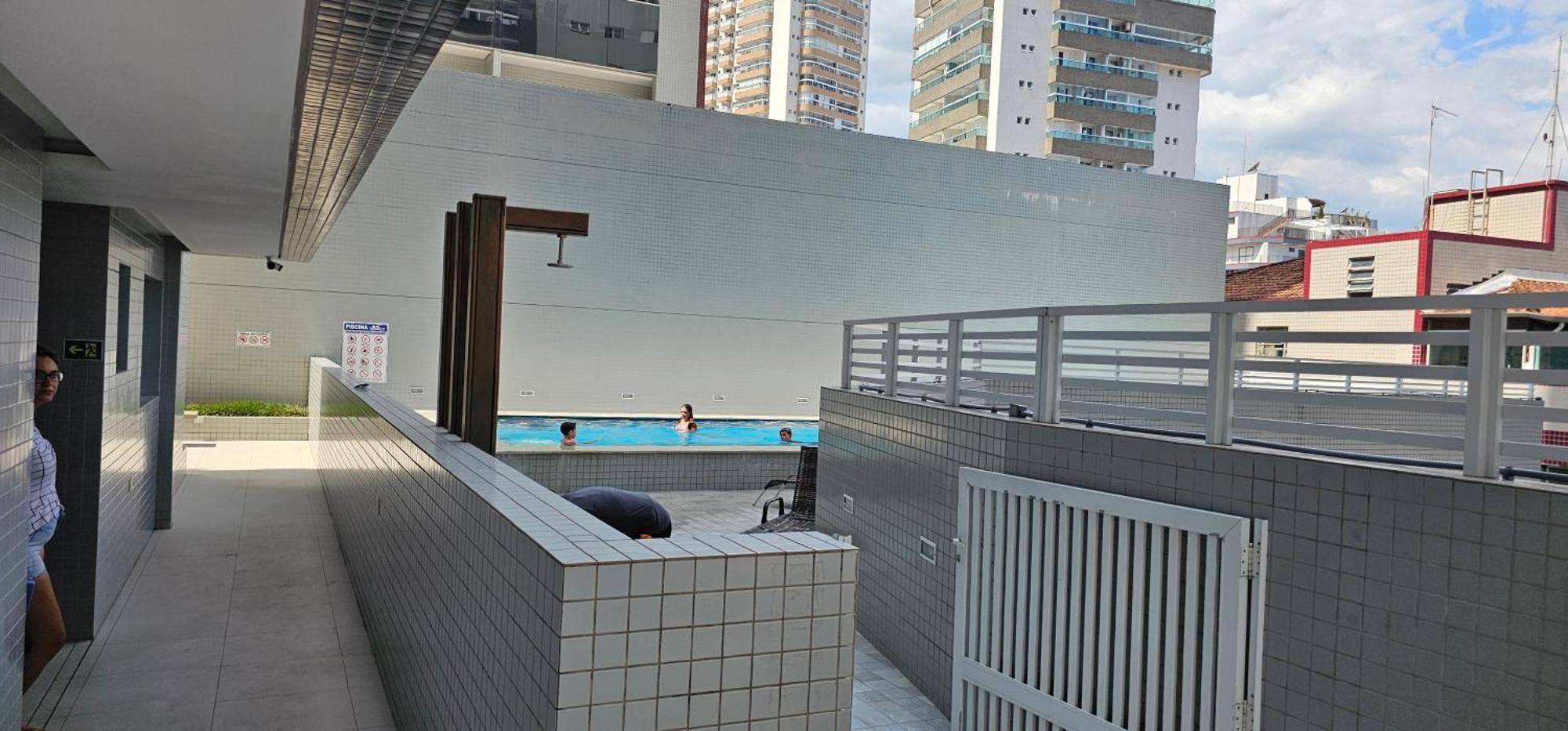 A Melhor Localizacao Da Praia Grande/Sp Bagian luar foto