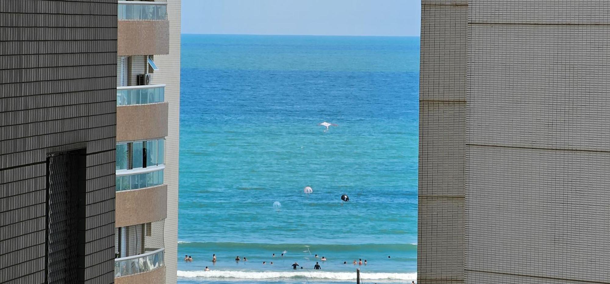 A Melhor Localizacao Da Praia Grande/Sp Bagian luar foto